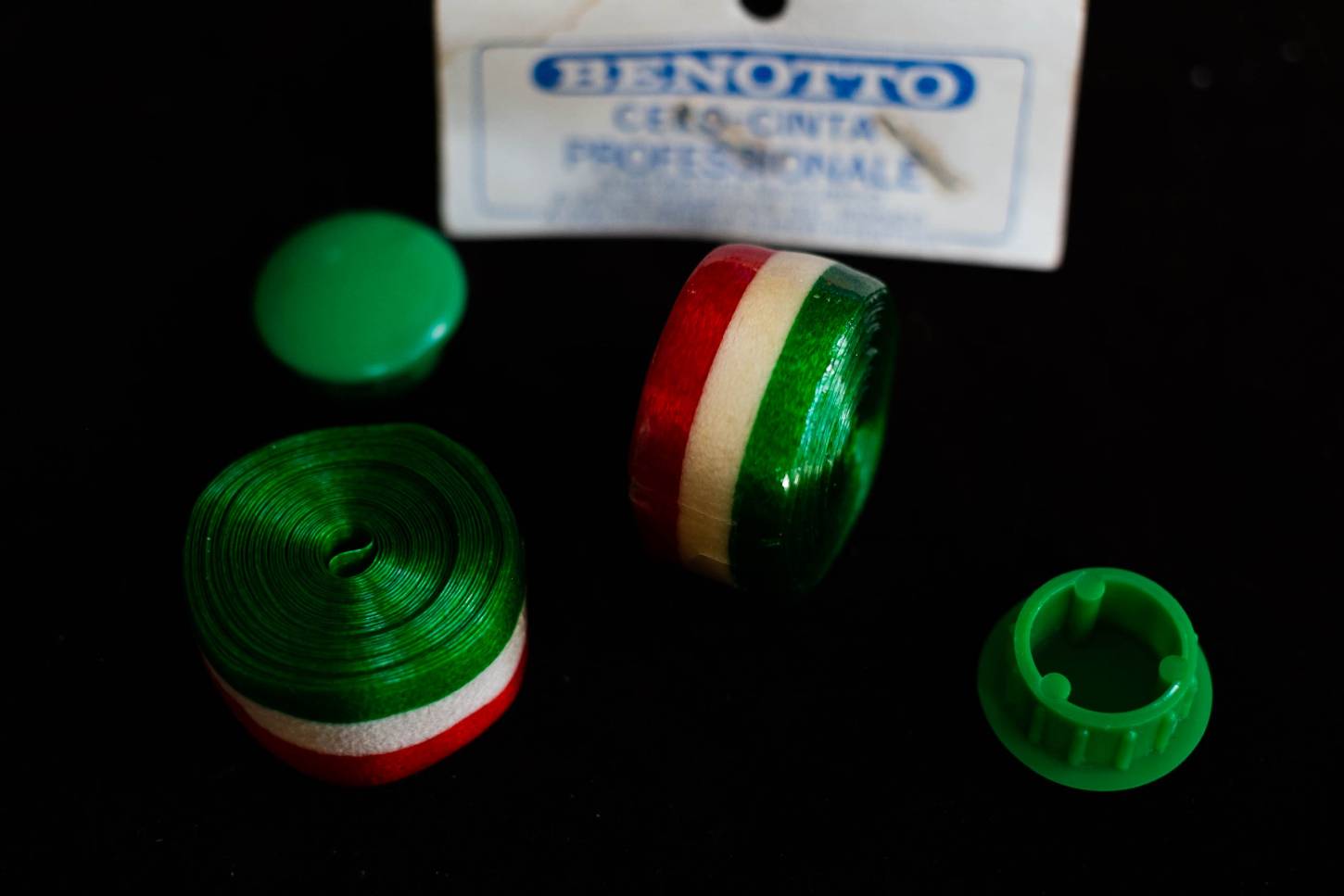 NOS Benotto Professionale Celo Vintage Lenkerband Italia in rot/weiß/grün