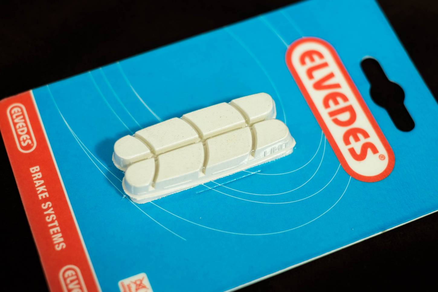 Pastilla de freno de repuesto Elvedes Blanca para las pastillas de freno de carretera Campagnolo + Shimano 55 mm