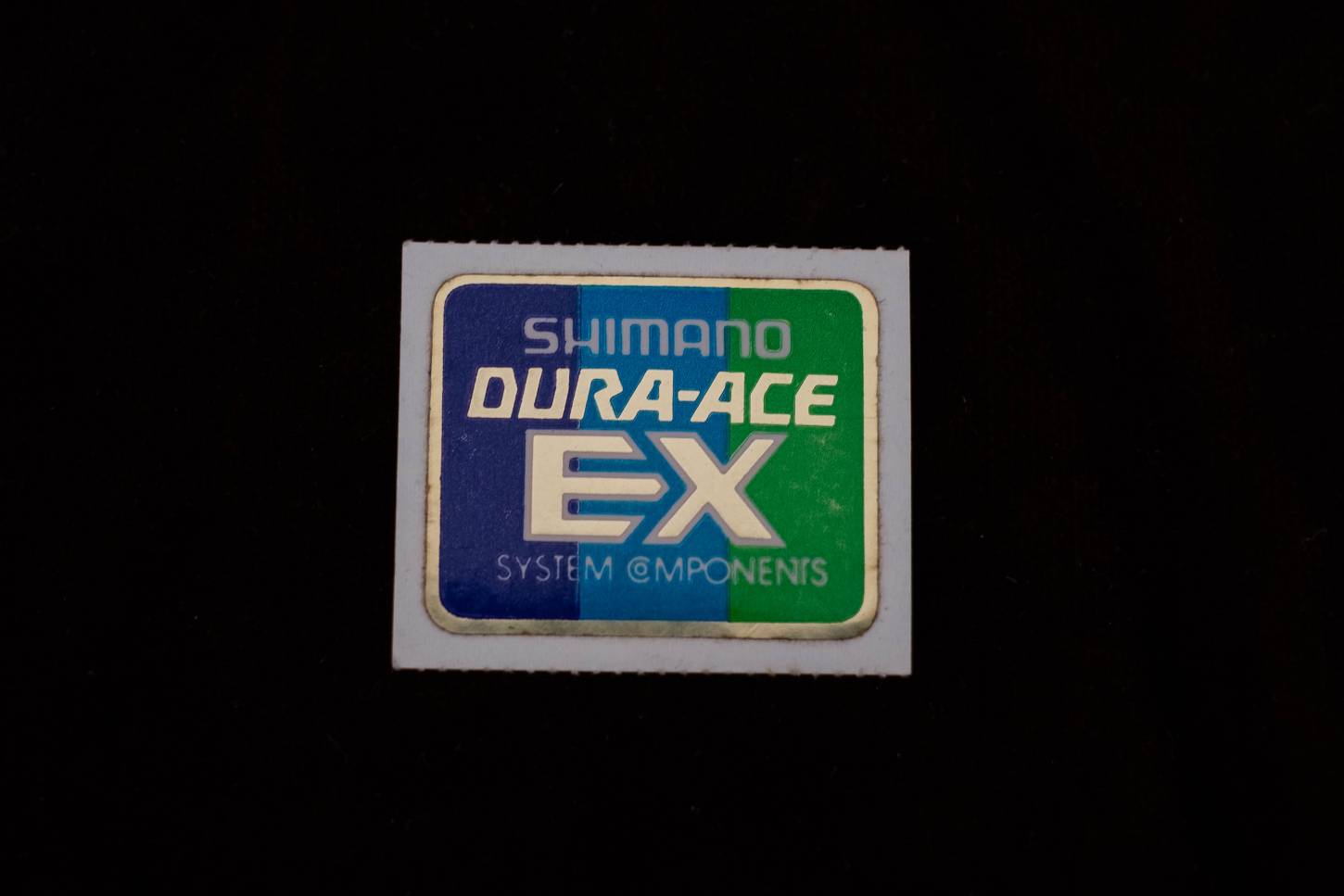 NOS Shimano Dura Ace EX pegatina de cuadro vintage