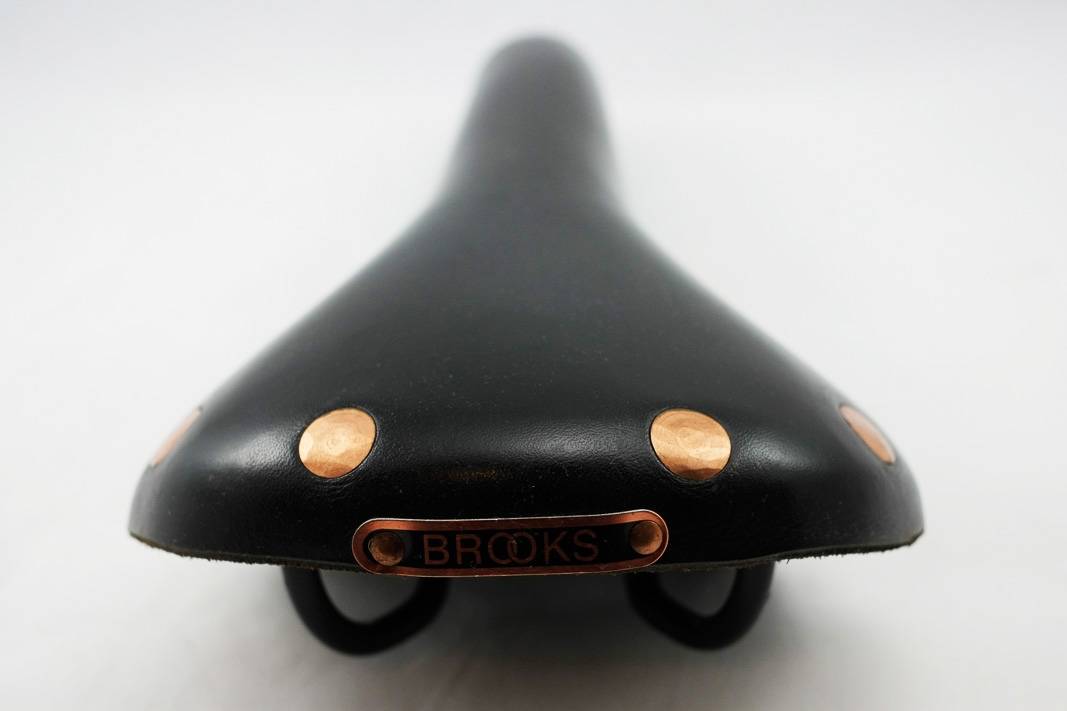 Silla de montar original de Brooks Colt de los 80 "Silla de montar" en marrón oscuro