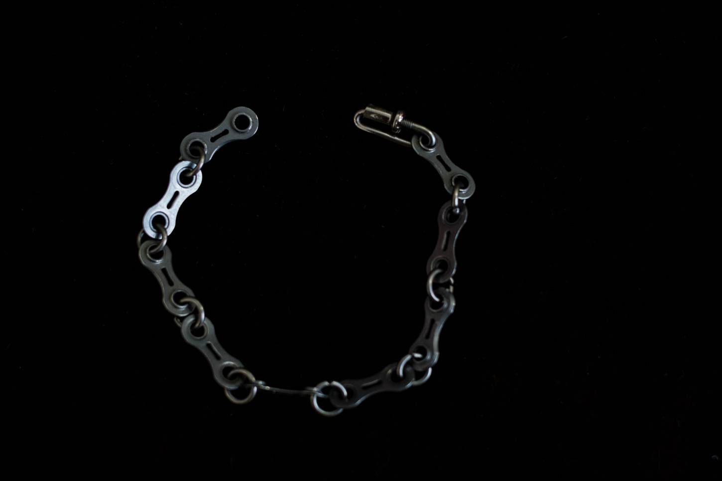 bracelet de chaîne de vélo "o-o" 100% fait main à Münster unisexe 21 cm