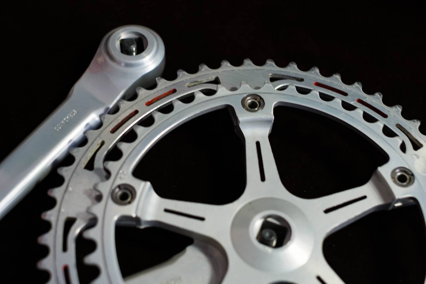 Gipiemme Special Strada crank set Crankset with 53/42 teeth 144 bolt circle chainrings 170 mm ISO V