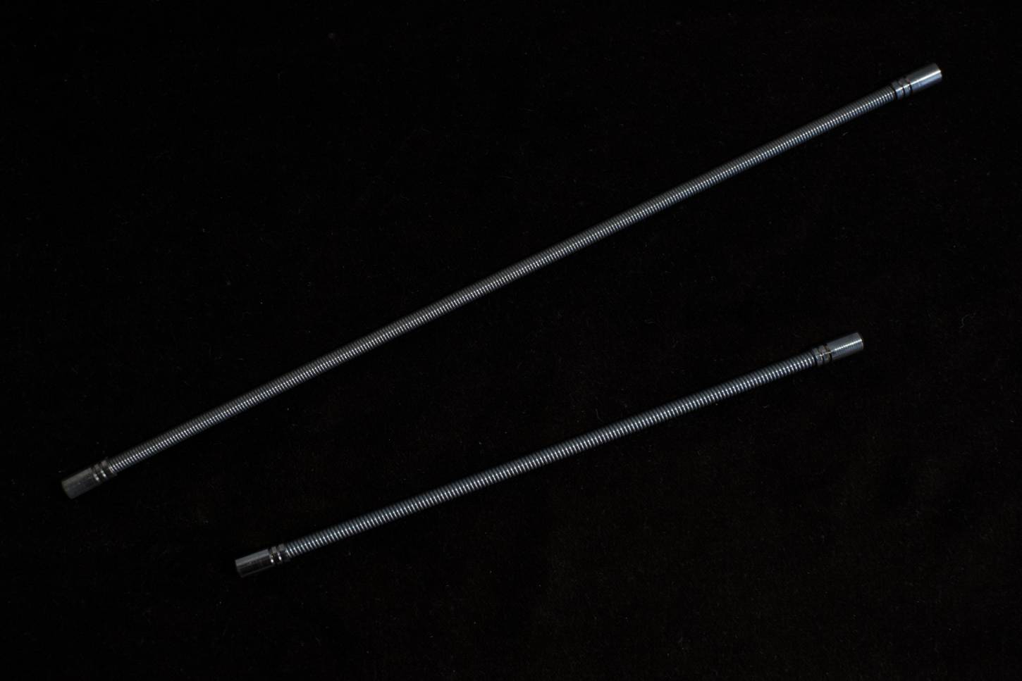 Spirale copri cavo del cambio in acciaio inox Shimano in 17cm + 25 cm