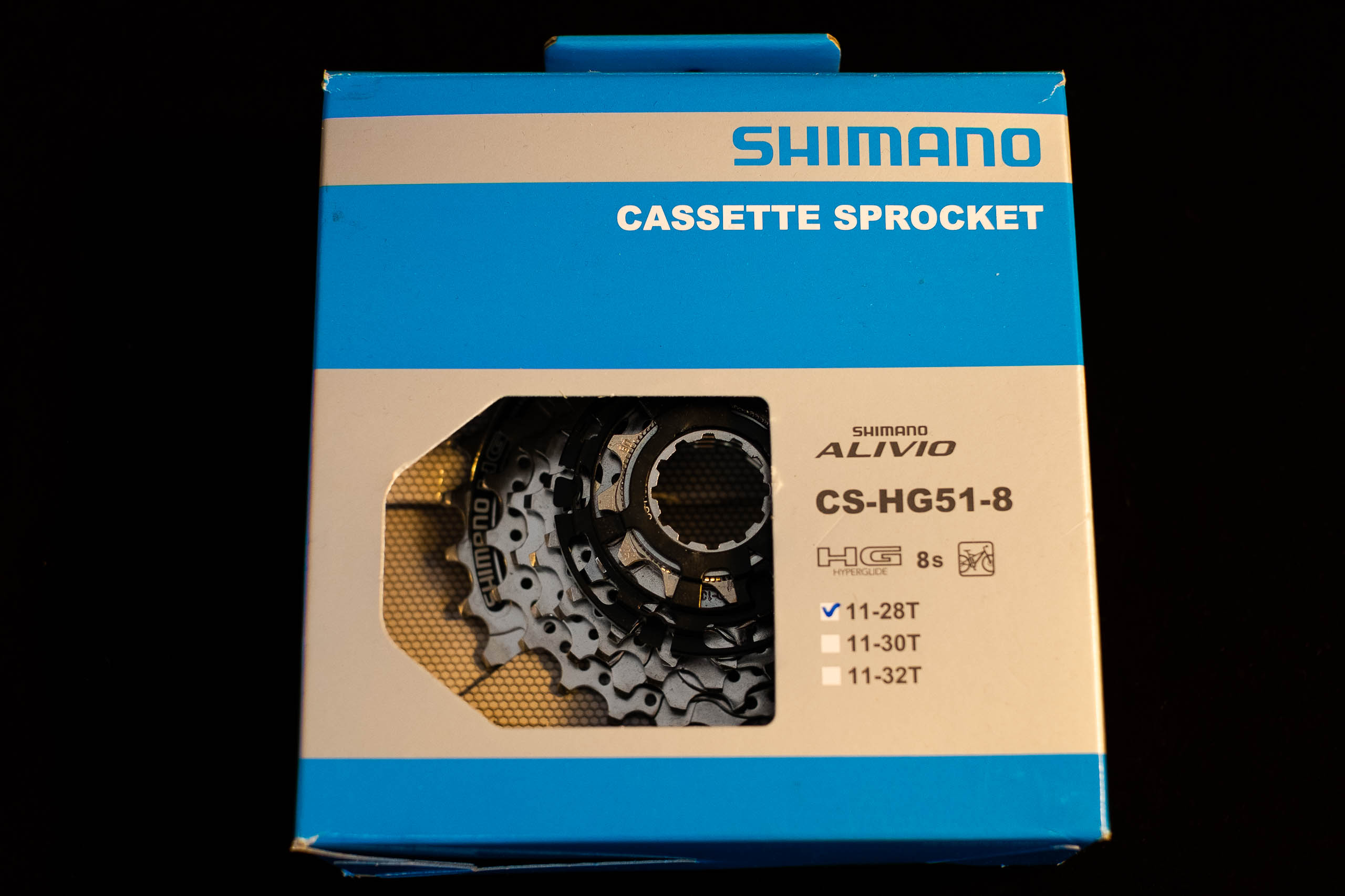 NEW SHIMANO Alivio 8 Speed Cassette CS HG51-8 11-28T