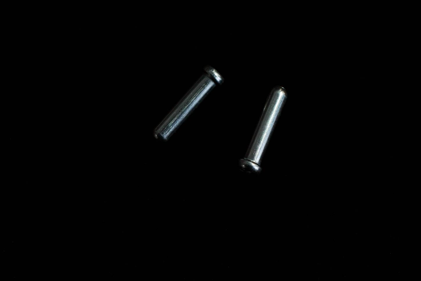10x tappi terminali Shimano nippli a crimpare per cavo del freno 1,6mm manicotti terminali in alluminio