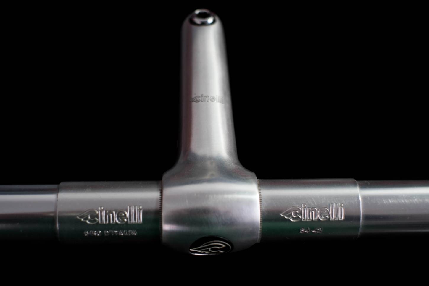 Manillar Cinelli Giro D'Italia con manillar de 42 mm de ancho y 95 mm de proyección Vintage Model 64