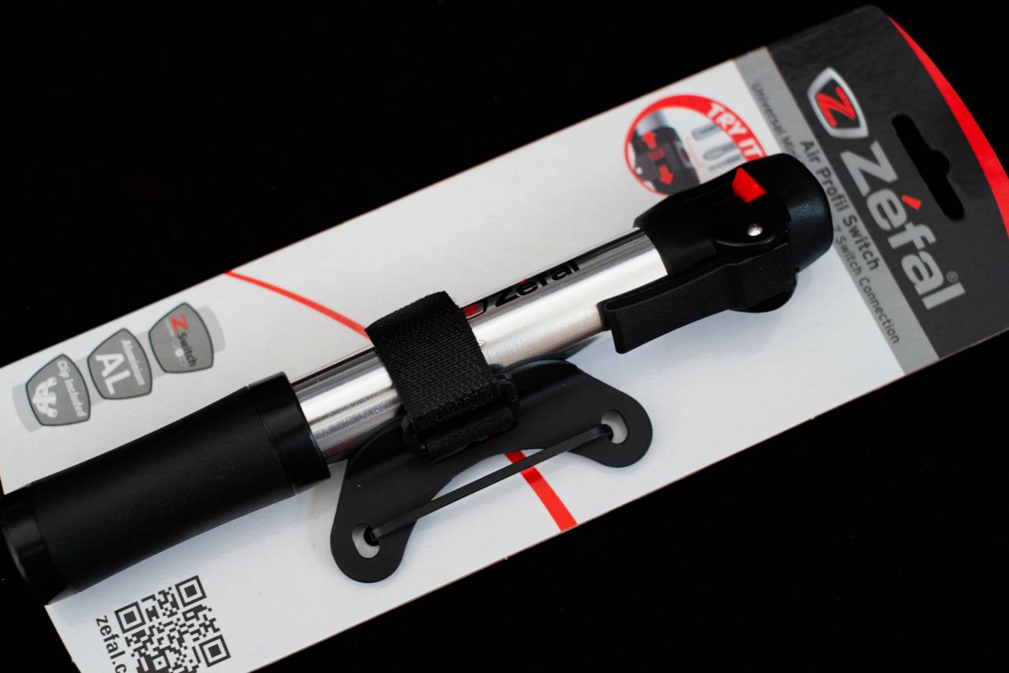 Zefal Air Profil Z-Switch Pumpe silber-schwarz