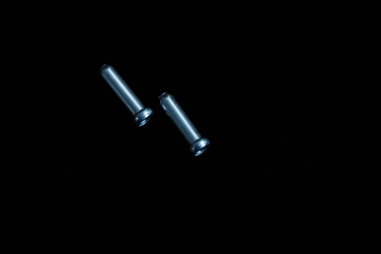 10x Shimano Endkappen Quetschnippel für Schaltzug 1,2mm Aluminium Endhülsen