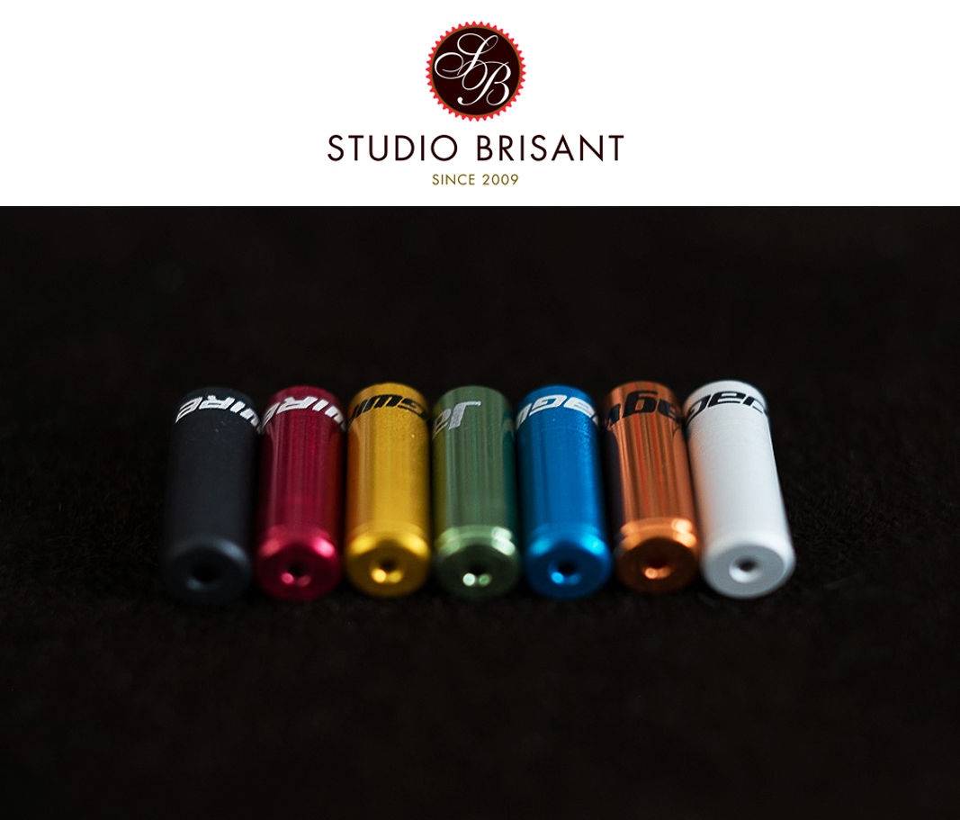 Jagwire 4,5 mm "gedichtet" Aluminium Endkappen für Braided Series Schaltzughülle diverse Farben