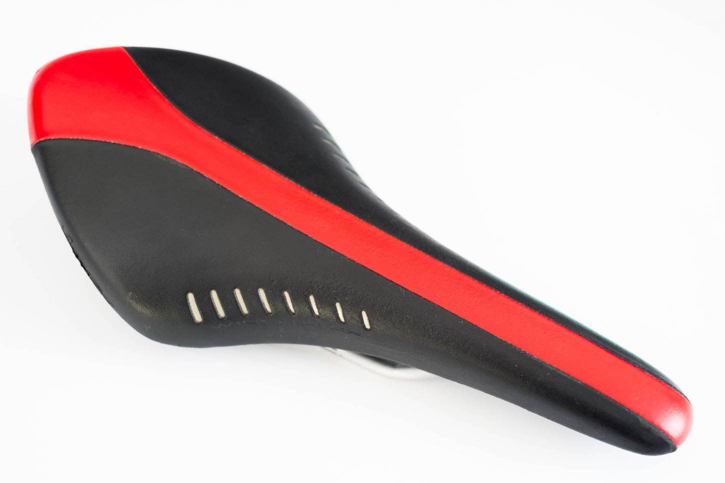 Fizik Arione Wing Flex saddle black / red leather road bike MTB Handmade in Italy