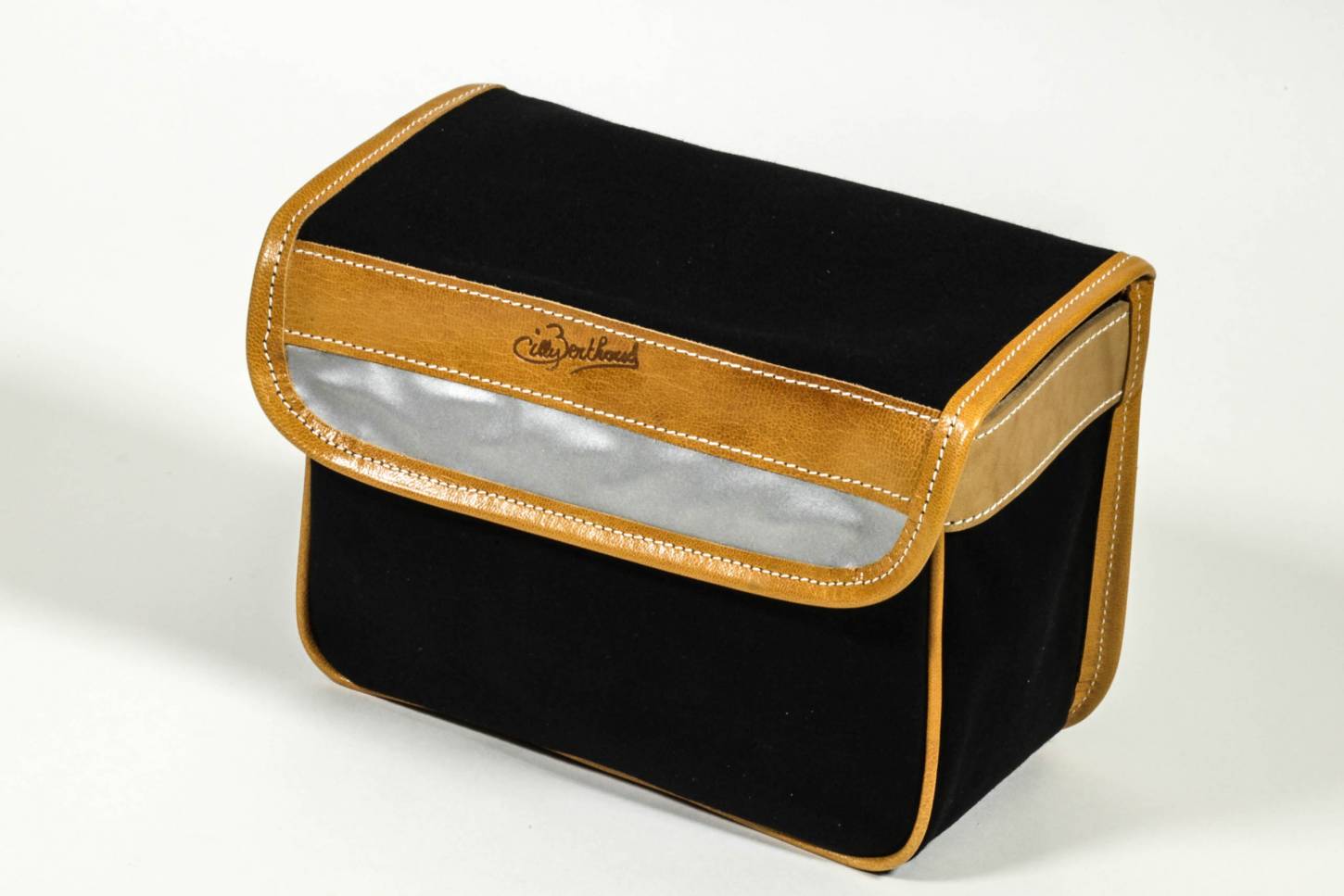 Gilles Berthoud 200KF borsa manubrio borsa manubrio borsa manubrio nero + grigio anteriore Borsa manubrio "c'è :)